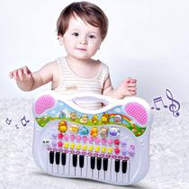Teclado Infantil - Piano Musical Animal - Rosa - Braskit Teclado Infantil - Piano Musical Animal - Rosa - Braskit