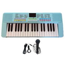 Teclado Infantil Spring Kids TCI37 Azul Portátil 37 Teclas Com Microfone Teclado Infantil Spring Kids TCI37 Azul Portátil 37 Teclas Com Microfone