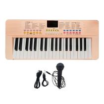 Teclado Infantil Spring Kids TCI37 Rosa Portátil 37 Teclas Com Microfone Teclado Infantil Spring Kids TCI37 Rosa Portátil 37 Teclas Com Microfone