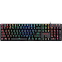 Teclado Jogos Redragon Shrapnel K589Rgb Inglês Com Fio Switch Vermelho