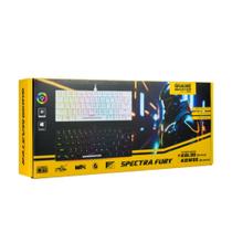 Teclado K-MEX Mecanico Gamer Spectrafury Preto KBL8 RGB - KMEX