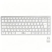 Teclado Keyboard Bluetooth Wireless Sem Fio Branco Teclado Keyboard Bluetooth Wireless Sem Fio Branco