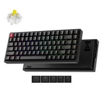 Teclado Keychron K2 V3 sem fio e com fio RGB Super Banana Teclado Keychron K2 V3 sem fio e com fio RGB Super Banana