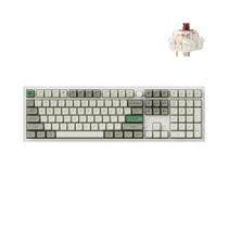 Teclado Keychron Q6 Max Sem Fio RGB Switch Marrom Branco