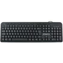 Teclado Keytime Keycraft, USB 2.0, Teclas Multimídia, Full Size, ABNT2, Preto - KYT00010 Teclado Keytime Keycraft, USB 2.0, Teclas Multimídia, Full Size, ABNT2, Preto - KYT00010