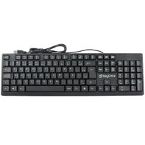 Teclado Keytime Typeflow, USB 2.0, Membrana, Full Size, ABNT2, Preto - KYT00009