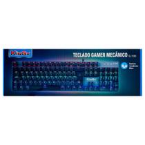 Teclado Kingo Gamer Mecânico Retro Iluminado 1,5m