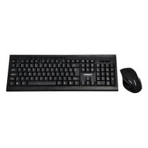 Teclado Kit + Mouse Sem Fio Satellite AK-726G - Preto (Portugues) Teclado Kit + Mouse Sem Fio Satellite AK-726G - Preto (Portugues)