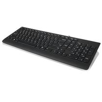 Teclado Lenovo 300 USB com Fio - Ergonômico e com Inclinação Ajustável