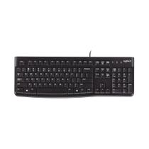 Teclado Logitech K120 com fio para Windows, tamanho normal - preto