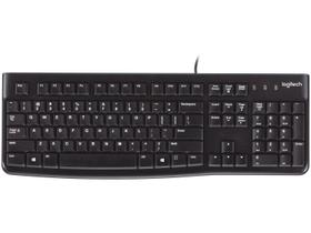 Teclado Logitech K120 Com fio USB Resistente à Respingos Plug And Play ABNT2 - K120 Teclado Logitech K120 Com fio USB Resistente à Respingos Plug And Play ABNT2 - K120