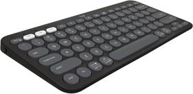 Teclado Logitech Pebble Keys 2 K380S Sem Fio cor:preto