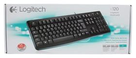 Teclado Logitech Usb K120 Preto