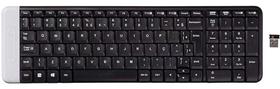Teclado logitech wireless preto compact table