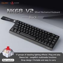 Teclado Magnético Ajazz Nk68 V2 Teclado Magnético Ajazz Nk68 V2