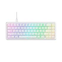 Teclado Magnético Gamer Attack Shark X65 HE, Rapid Trigger, 8000Hz, 0.01ms, White Contour Line, Branco e Cinza - AS-X65HE-WCL Teclado Magnético Gamer Attack Shark X65 HE, Rapid Trigger, 8000Hz, 0.01ms, White Contour Line, Branco e Cinza - AS-X65HE-WCL