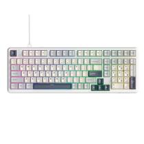 Teclado Magnético Gamer Attack Shark X98 HE, Rapid Trigger, 8000Hz, 0.01ms, 98 Teclas, Starlight White, Branco - AS-X98HE-SL