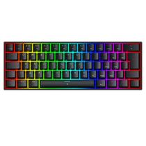 Teclado magnetico gamer fizz rgb switch magnetic polling rate 8k redragon preto k617rgb-m