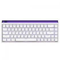 Teclado Magnético Gamer Madlions NANO68, RGB, Switch Magnetic Silver, ANSI, Branco/Roxo