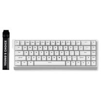 Teclado Magnético Gamer Mchose Ace 68, RGB, Hall Effect, USB-C, Branco- MC-Ace68-24
