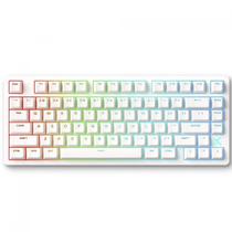 Teclado Magnético Gamer MCHOSE Jet 75, RGB, Hall Effect, Switch Kailh Magnetic God, 75%, ANSI, Branco, HW-Jet75-8