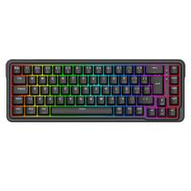 Teclado magnetico gamer nova rgb switch ultramag linear redragon preto k709rgb-m