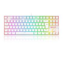 Teclado Magnético Gamer Redragon Kumara Pro, Anti-Ghosting, RGB, Switch bLUE, ABNT2, Branco - K552W-RGB-PRO (PT-BLUE)