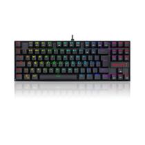 Teclado Magnético Gamer Redragon Kumara PRO K552RGB RGB Switch Marrom com Fio ABNT2 Preto