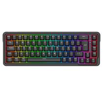 Teclado Magnético Gamer Redragon Nova RGB USB-C 65% Switch UltraMag Linear Preto - K709RGB-M