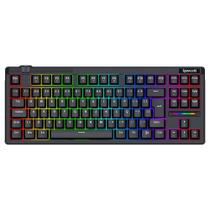 Teclado Magnético Gamer Redragon Otiim, TKL, RGB, 8000Hz, Rapid Trigger, Roda de Volume, Preto - K729RGB-M