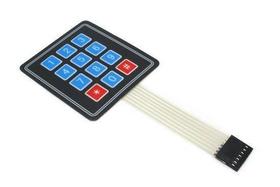 Teclado Matricial De Membrana - 12 Teclas Teclado Matricial De Membrana - 12 Teclas