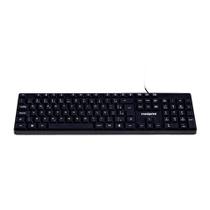 Teclado Maxprint OFFICEEASY , Multimidia por FN, USB 2.0, ABNT2, Preto - 60000153