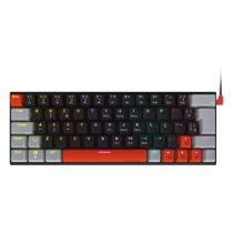 Teclado Mecanico 60% PCYES Kuromori BLACK Vulcan - SWITCH Blue - LED Rainbow - PTKM60BL Teclado Mecanico 60% PCYES Kuromori BLACK Vulcan - SWITCH Blue - LED Rainbow - PTKM60BL