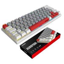 Teclado Mecânico 60% Pcyes Kuromori Formato Compacto Gamer White Ghost Led Rgb Rainbow Keycaps Doubleshot Injection Com Switch Outemu Blue Teclado Mecânico 60% Pcyes Kuromori Formato Compacto Gamer White Ghost Led Rgb Rainbow Keycaps Doubleshot Injection Com Switch Outemu Blue