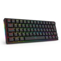 Teclado mecânico 60% Redragon Akali RGB com Switch Brown