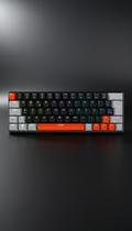 Teclado Mecânico 60% Switch Blue Led Rainbow Tri-color Teclado Mecânico 60% Switch Blue Led Rainbow Tri-color