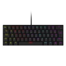 Teclado Mecânico 60% Vinik Anihi Black - Switch Red - Led Rainbow - Anihibkrd Teclado Mecânico 60% Vinik Anihi Black - Switch Red - Led Rainbow - Anihibkrd