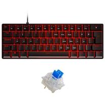 Teclado Mecânico 60% ZOT Outemu Blue LED Teclas Removíveis - PCYES