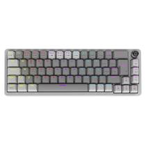 Teclado Mecânico 65% Pcyes Mecka White Ghost - Switch Red - Led Rainbow - Tpmkwgrd Teclado Mecânico 65% Pcyes Mecka White Ghost - Switch Red - Led Rainbow - Tpmkwgrd