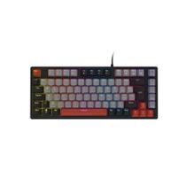 Teclado Mecanico 75% Pcyes Kirin Black Vulcan - Switch Red - Led Rainbow - PTKR75RD