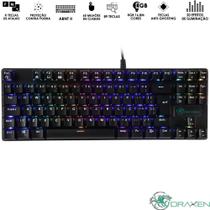 Teclado Mecânico 89 Teclas Qwerty Rgb Portugues Abnt2 Dn200 Teclado Mecânico 89 Teclas Qwerty Rgb Portugues Abnt2 Dn200