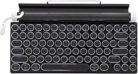 Teclado mecânico Adventurers Typewriter Style LED 83 teclas