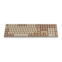 Teclado Mecanico Aigo GD108 Milky Brown, Wireless, Switch Azul, Bege, GD108-MB-BL