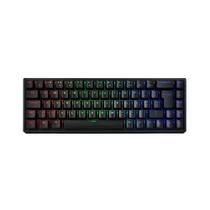 Teclado Mecânico Akko 3068B Plus Preto Switch Pink Abnt2