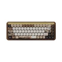 Teclado Mecânico Akko MU01 65% Madeira de Nogal RGB Sem Fio Teclado Mecânico Akko MU01 65% Madeira de Nogal RGB Sem Fio