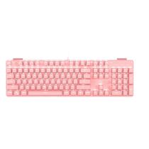 Teclado Mecânico Axis Keyboard Pink2 - Switches Azuis