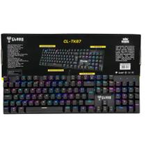 Teclado Mecânico Clanm King Gamer Switch Red Tamanho 100% Com 18 Modos de Iluminação Led Rgb e Teclado Numérico Teclado Mecânico Clanm King Gamer Switch Red Tamanho 100% Com 18 Modos de Iluminação Led Rgb e Teclado Numérico