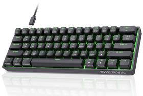 Teclado mecânico DIERYA DK61se 61 teclas com interruptores azuis