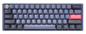 Teclado mecânico Ducky One 3 Cosmic Blue Mini RGB MX Brown