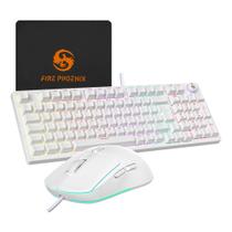 Teclado Mecânico E Mouse Gamer 7200 Dpi Switch Red Bk-08